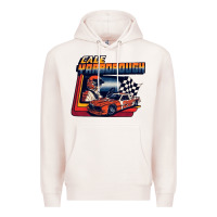Pale Pink vintage cale yarborough classic Premium Hoodie - linhVisuals