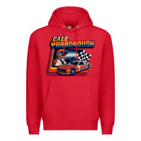 Red vintage cale yarborough classic Premium Hoodie - linhVisuals