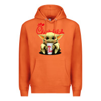Carrot baby yoda hold Premium Hoodie - linhVisuals
