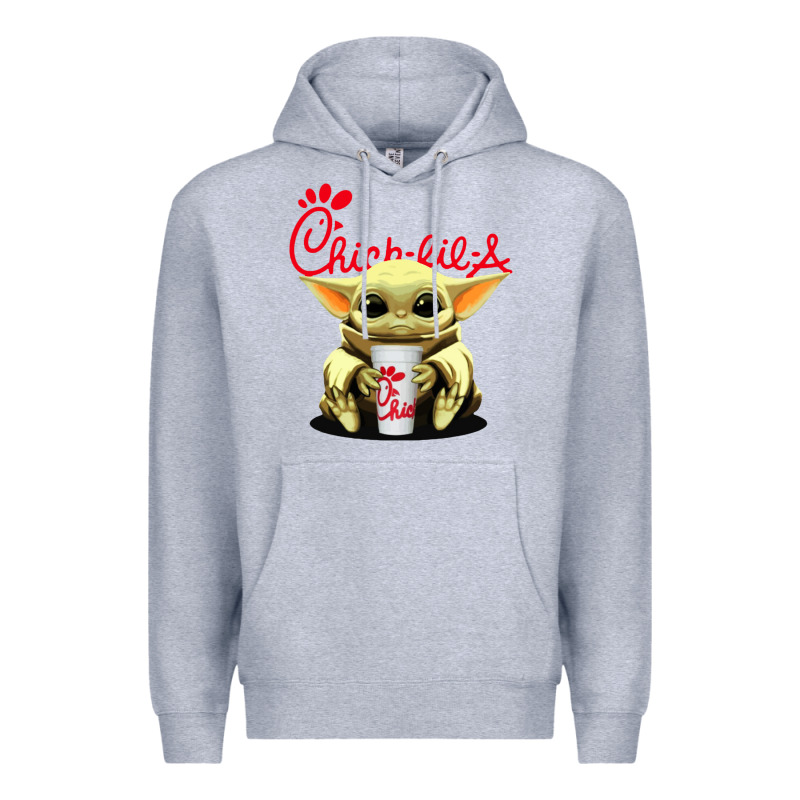 Baby Yoda Hold Premium Hoodie by linhVisuals | Teevron