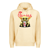 Pina Colada baby yoda hold Premium Hoodie - linhVisuals