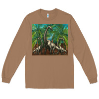 Toasted Coconut brachiosaurus Long Sleeve Tee - Artiststas