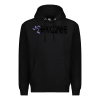 Black anytime fitness leg day Premium Hoodie - linhVisuals