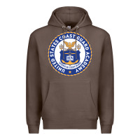 Coffee United States Coast Guard Academy Premium Hoodie - linhVisuals