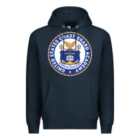 Navy United States Coast Guard Academy Premium Hoodie - linhVisuals