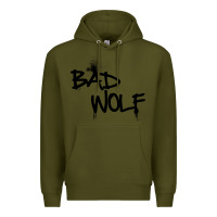 Army Green bad wolf racerback Premium Hoodie - linhVisuals