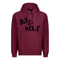 Burgundy bad wolf racerback Premium Hoodie - linhVisuals