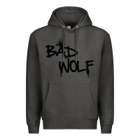 Charcoal Heather bad wolf racerback Premium Hoodie - linhVisuals