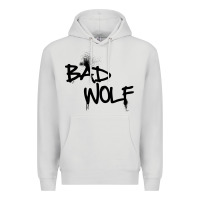 Dove Grey bad wolf racerback Premium Hoodie - linhVisuals