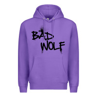 Purple bad wolf racerback Premium Hoodie - linhVisuals