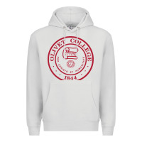 Dove Grey olivet college vectorized Premium Hoodie - linhVisuals