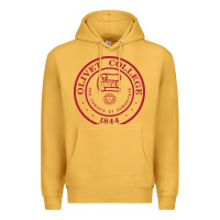 Mustard olivet college vectorized Premium Hoodie - linhVisuals