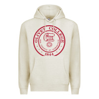 Oatmeal Heather olivet college vectorized Premium Hoodie - linhVisuals