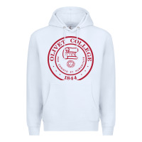 White olivet college vectorized Premium Hoodie - linhVisuals