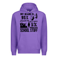 Purple my brain is broadway show lyrics Premium Hoodie - linhVisuals