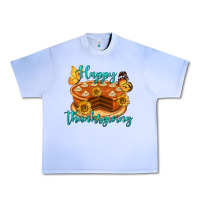 Grape Ice Happy Thanksgiving Pumpkin Pie Urban Heavy Tee - LillyAllenDesigns
