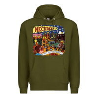Army Green NECK DEEP - Life's Not Out To Get You Premium Hoodie - linhVisuals