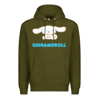 Army Green cinnamoroll character front and back t shirt Premium Hoodie - linhVisuals