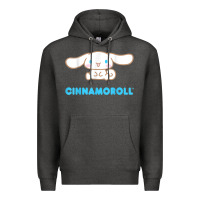 Charcoal Heather cinnamoroll character front and back t shirt Premium Hoodie - linhVisuals