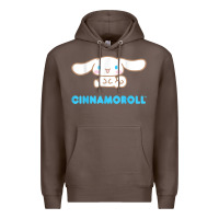 Coffee cinnamoroll character front and back t shirt Premium Hoodie - linhVisuals