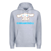 Heather Grey cinnamoroll character front and back t shirt Premium Hoodie - linhVisuals