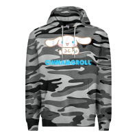 Slate Camo cinnamoroll character front and back t shirt Premium Hoodie - linhVisuals