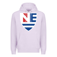 Lilac new england college shield vectorized Premium Hoodie - linhVisuals