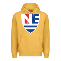 Mustard new england college shield vectorized Premium Hoodie - linhVisuals