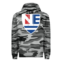 Slate Camo new england college shield vectorized Premium Hoodie - linhVisuals