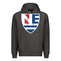 Smoke new england college shield vectorized Premium Hoodie - linhVisuals