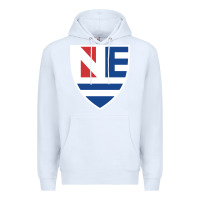White new england college shield vectorized Premium Hoodie - linhVisuals