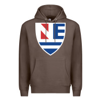 Coffee new england college shield vectorized Premium Hoodie - linhVisuals