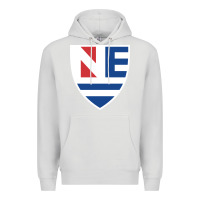 Dove Grey new england college shield vectorized Premium Hoodie - linhVisuals