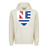 Oatmeal Heather new england college shield vectorized Premium Hoodie - linhVisuals