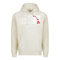 Oatmeal Heather hawaii islands north shore haleiwa vintage style t shirt Premium Hoodie - linhVisuals