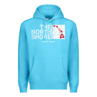 Ocean Blue hawaii islands north shore haleiwa vintage style t shirt Premium Hoodie - linhVisuals
