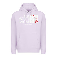 Lilac hawaii islands north shore haleiwa vintage style t shirt Premium Hoodie - linhVisuals