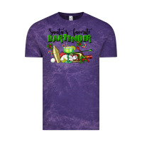 Cloud Purple Santa's Favorite Bartender Vintage Tee - LillyAllenDesigns