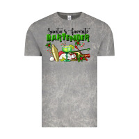 Santa's Favorite Bartender Vintage Tee | Teevron