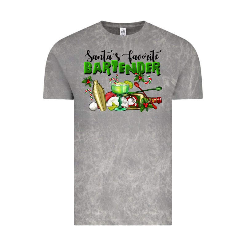 Santa's Favorite Bartender Vintage Tee by LillyAllenDesigns | Teevron