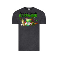 Vintage Black Santa's Favorite Bartender Vintage Tee - LillyAllenDesigns