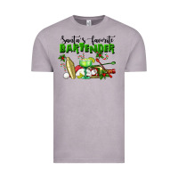Vintage Zinc Santa's Favorite Bartender Vintage Tee - LillyAllenDesigns