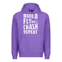 Purple drone tshirt shirts for multicopter boy men kids fpv pilot t shirt Premium Hoodie - linhVisuals