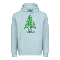 Blue Mist hawaiian christmas tree mele kalikimaka hawaii tropical t shirt Premium Hoodie - linhVisuals