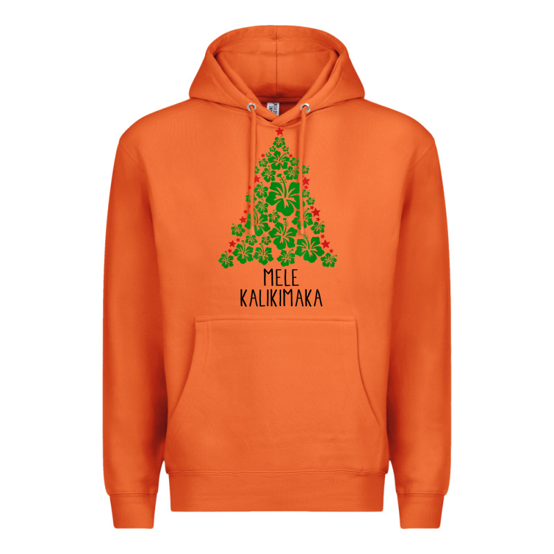 Hawaiian Christmas Tree Mele Kalikimaka Hawaii Tropical T Shirt Premium Hoodie by linhVisuals | Teevron