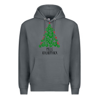 Rock hawaiian christmas tree mele kalikimaka hawaii tropical t shirt Premium Hoodie - linhVisuals