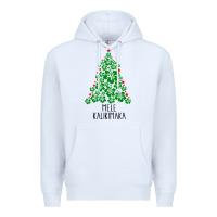 White hawaiian christmas tree mele kalikimaka hawaii tropical t shirt Premium Hoodie - linhVisuals