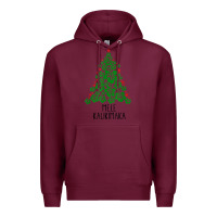 Burgundy hawaiian christmas tree mele kalikimaka hawaii tropical t shirt Premium Hoodie - linhVisuals