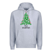 Heather Grey hawaiian christmas tree mele kalikimaka hawaii tropical t shirt Premium Hoodie - linhVisuals