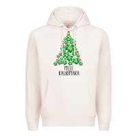 Pale Pink hawaiian christmas tree mele kalikimaka hawaii tropical t shirt Premium Hoodie - linhVisuals